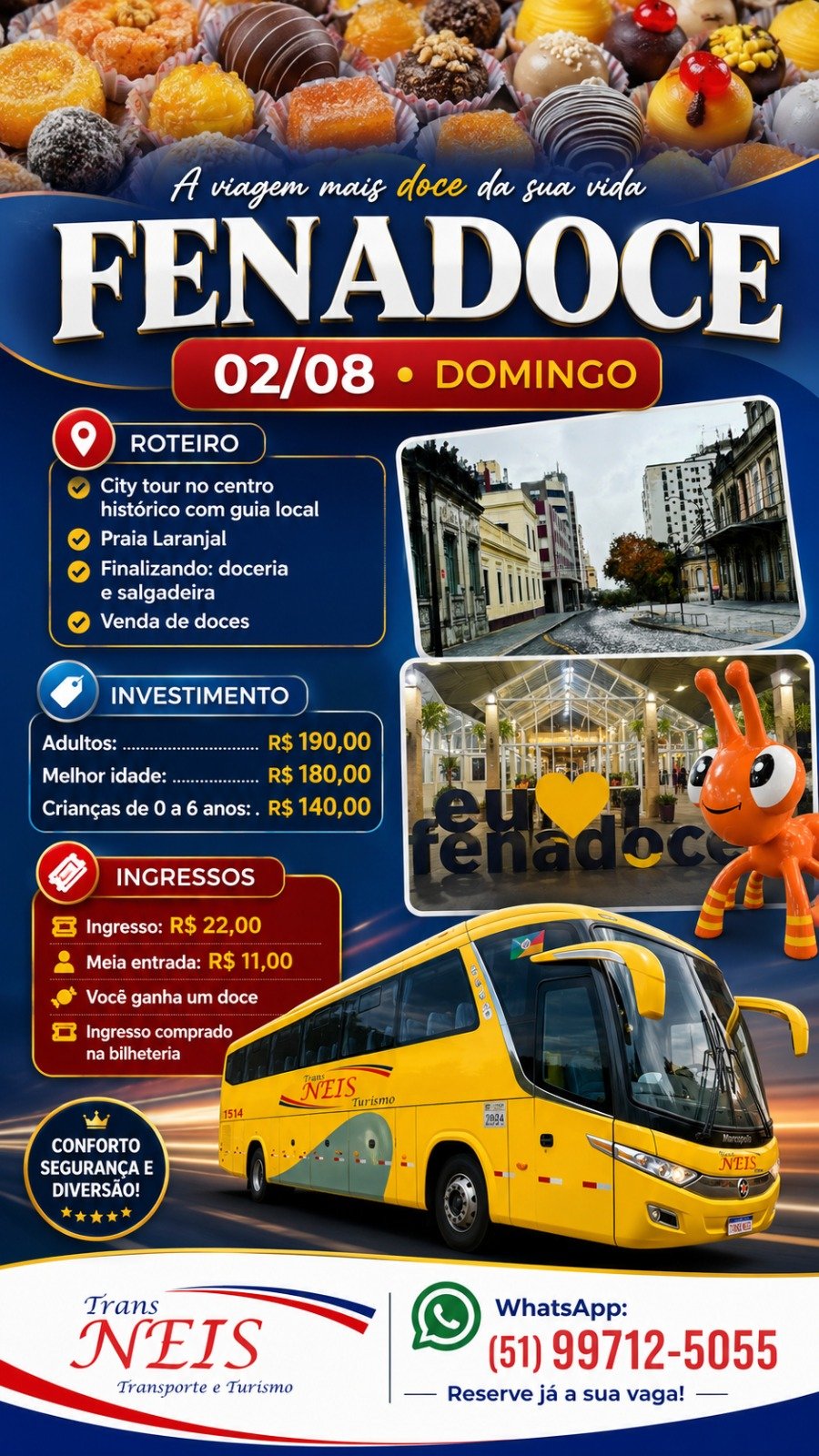 Excursão para a Fenadoce