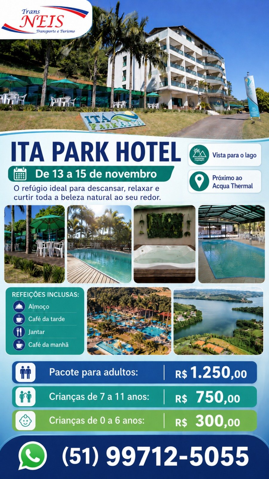 Flyer da viagem Ita Park Hotel